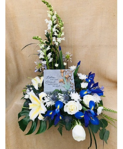Shades of Blue   Cremation Urn Surround