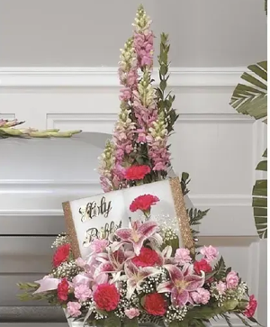Shades Of Pink Bible Arrangement from ROMA FLO  