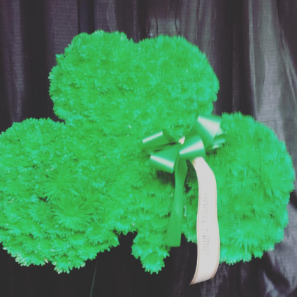 shamrock spray tribute standing shamrock spray 
