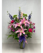 "She Doesn't Like Roses" vase