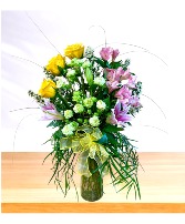 Sherbert Vase Arrangement
