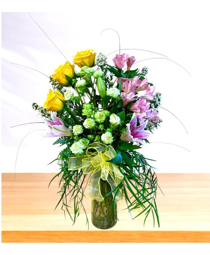 Sherbert Vase Arrangement