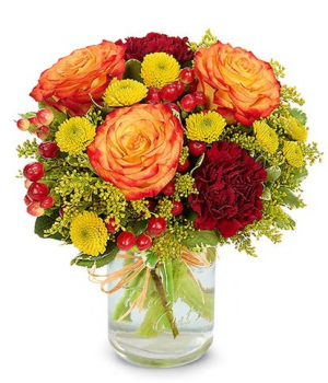 Shimmering Harvest Mason Jar 