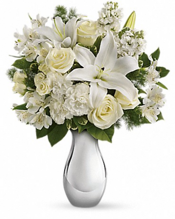  Shimmering White T407-1 16"(w) x 18.5"(h)