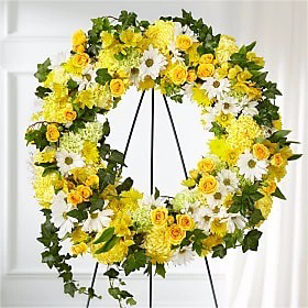 Shining Bright Standing Wreath Spray