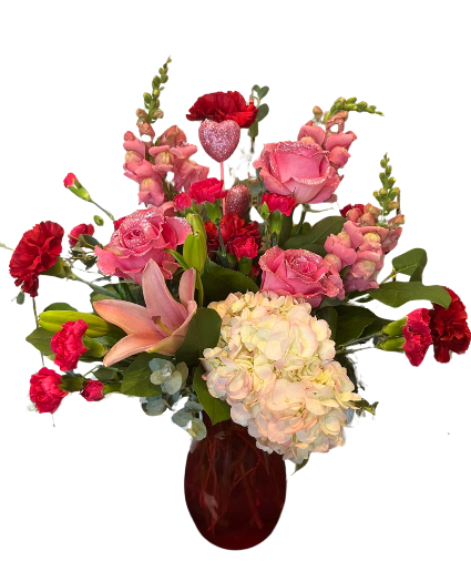 Shining Love Vase Arrangement
