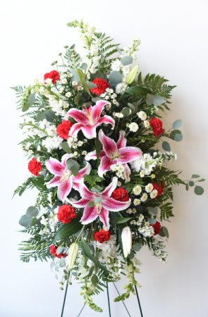 Shining Star Standing Spray  in La Grande, OR | FITZGERALD FLOWERS