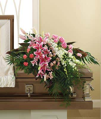 Shooting Star Casket Cover 