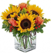  Fields of Sunflowers Floral Bouquet