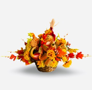 Silk Artificial Autumn Arrangement Fall Arrangement