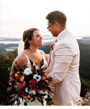 Silk Boutonnière- Arkansas Elopement  
