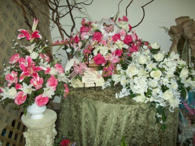 silk casket sprays sympathy