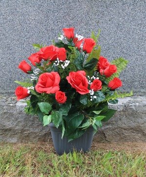 Silk Cemetery Pot 