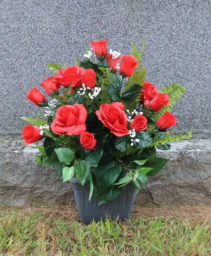 Silk Cemetery Pot 
