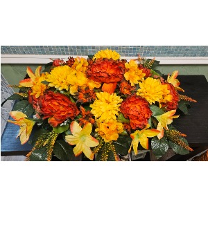 Silk Cemetery Saddle Silk Cemetery Flowers