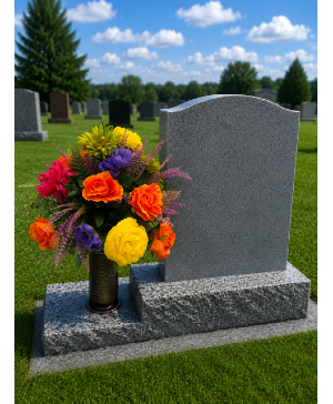 Silk Cemetery Vase Insert 