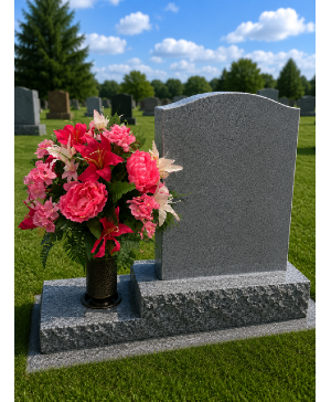 Silk Cemetery Vase Insert 