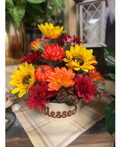 Silk Fall Arrangement "Blessed"