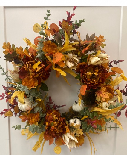 Silk Fall Wreath  