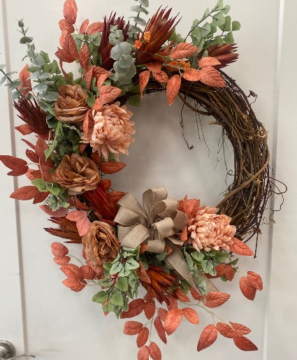 Silk Fall Wreath 
