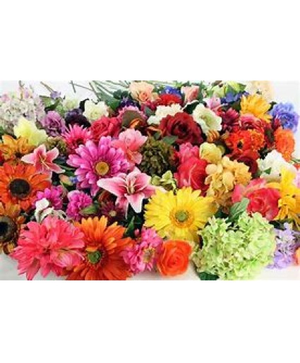silk floral silk arrangement or silk wreath