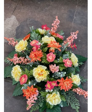 Silk Saddle Headstone 
