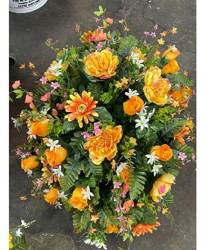 Silk Saddle Headstone 