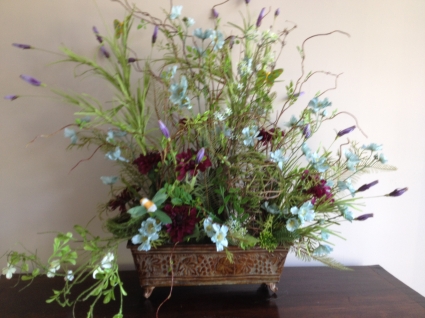 Silk Side Table Arrangement Gift Items