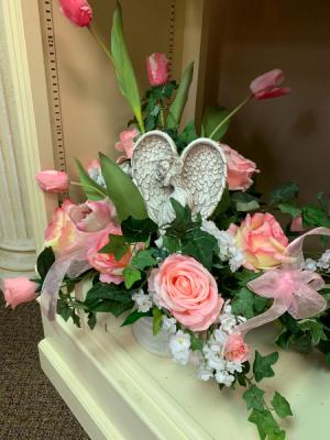 Silk Sympathy Vased Arrangement 