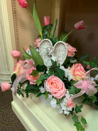 Silk Sympathy Vased Arrangement 