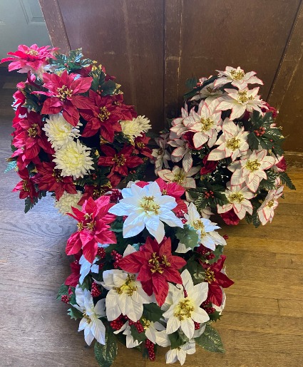 Silk Urn (Christmas) Silk