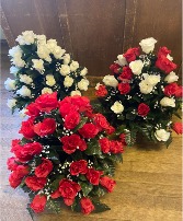 Silk Urn (Christmas)Vase Silk 