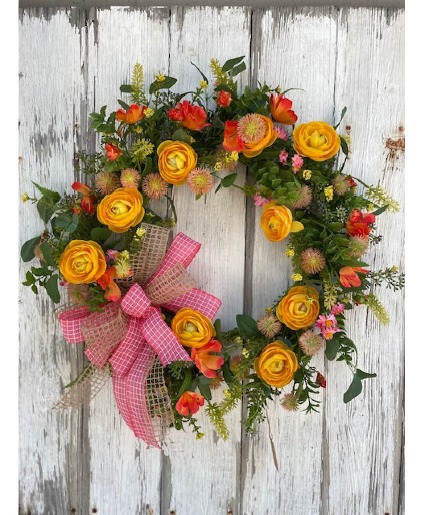 Custom Seasonal Wreaths - Brights Sample Custom Spring