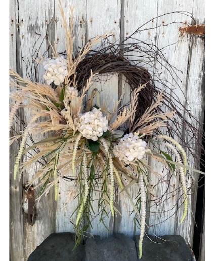 Silk Wreath - Neutrals Sample Custom