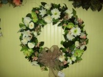 silk wreaths sympathy 