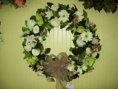silk wreaths sympathy 