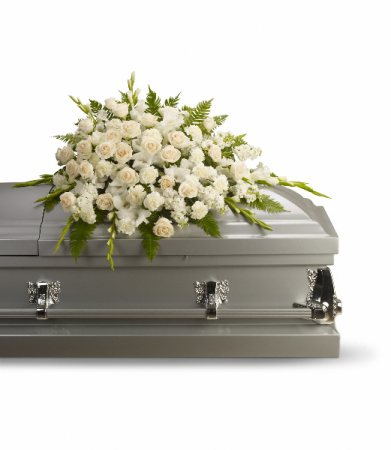Silken Serenity Casket Spray Casket Spray