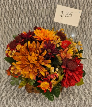 Silks - Fall Foliage in Basket 