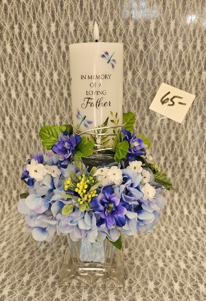 Silks - In Loving Memory - Father Candle 