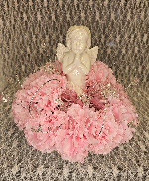 Silks - Praying Angel in Crystals & Silks 