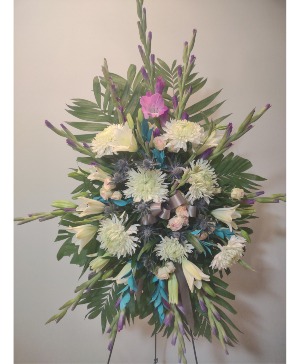 Silver blue Standing spray 