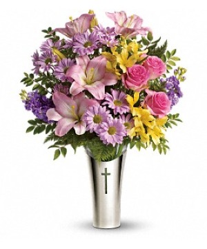 Silver Cross  Bouquet