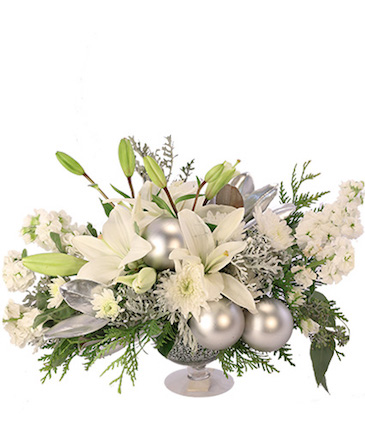 Silver Luster Flower Arrangement in Glastonbury, CT | THE FLOWER DISTRICT