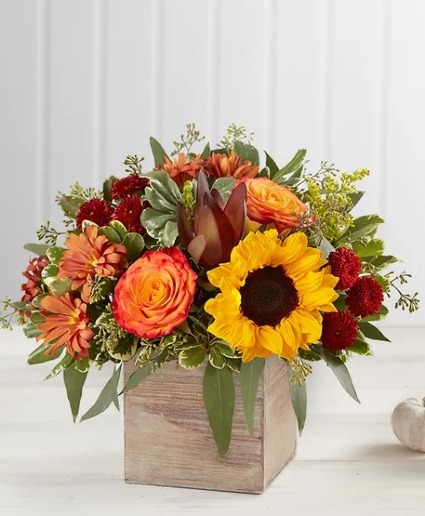 Simple Sunflowers Centerpiece 