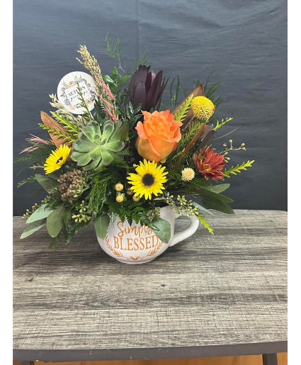 Simply Blessed Mug Arrangement