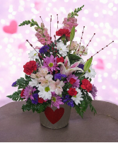 Simply Love Bouquet FHF-V6455 Fresh Flower Arrangement  local only