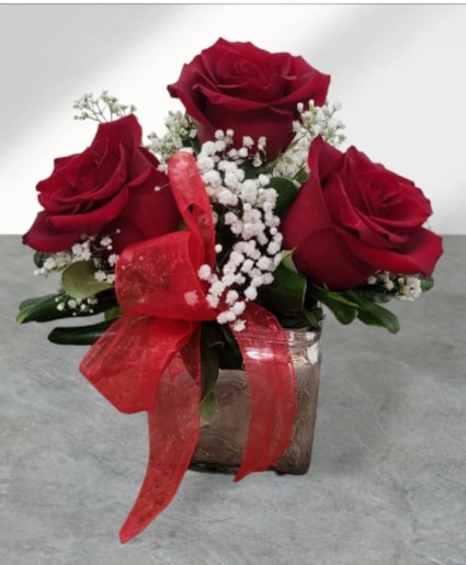 Simply Romantic Vase Arrangement - Local delivery only