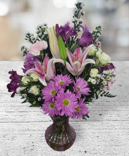 Simply The Best FHF-M2174 Fresh Vase Arrangement (local delivery only)