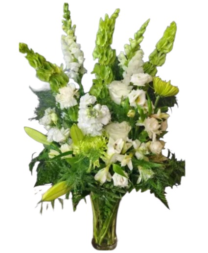 Simply White Vase Arrangement 