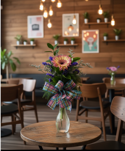 Single daisy vase  